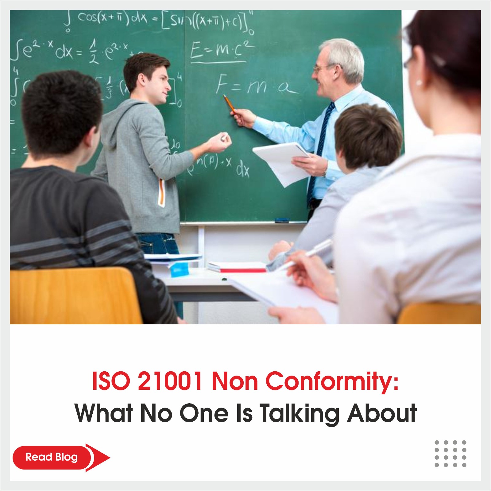 ISO 21001 Non Conformity: What No One Is Talking About